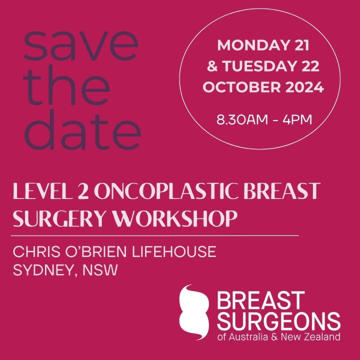 BreastSurgANZ Level 2 Oncoplastic Breast Surgery (OPBS) 2024